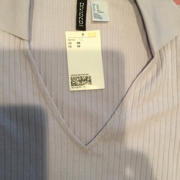 Divided H&M Lilac RIBBED BODYCON DRESS Size XS - Picture 2 of 5